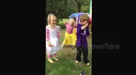 Little boy regrets his first kiss