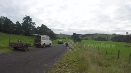 Drift Trike Fail at Hunua 2015