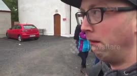 MC tries to excite tiny festival crowd in Ireland