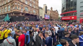 Sea of blue and white as Scotland fans take over London ahead of England clash