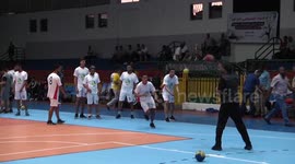 The Higher Council for Youth and Sports in Gaza Strip Crowns Al-Bureij Services Handball Club as League Champion.