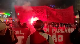 Thousands of Brazilians march in Sao Paulo to demand Bolsonaro’s impeachment
