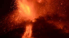 Lava spews from Mount Etna during latest spectacular eruption
