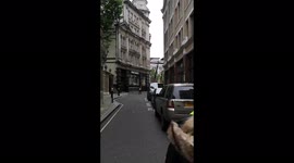 Supergirl spotted on set at St Paul's Cathedral in London, England