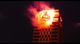 Angry fans of Spanish football team Valencia protest against club president Peter Lim