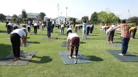 International yoga Day Celebrated In Srinagar