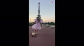 'Wholesome Alert: Longboard Dancing on the Streets of Paris'