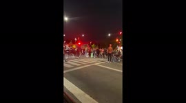 Denmark fans take to streets of Copenhagen to celebrate Euro 2020 victory