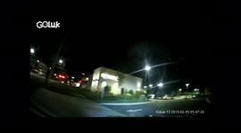 Uber driver dashcam before proceeding to gas station gets named called in Charlotte North Carolina