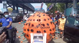Balloon bike to create awareness on Delta plus variant in South India