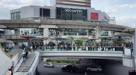 Police try to break up anti-establishment protest in Bangkok, Thailand