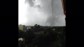 Deadly tornado sweeps through towns in Hodonín, southern Czech Republic