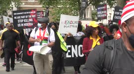 Newsflare Edit - Nigeria continues to speak out against the unrest in Nigeria against President Buhari in London