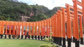 The unlikely Europe, Korea and Japan villages in Indonesia's Harau Valley