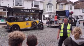 New Darling Buds of May being filmed in Faversham, Kent for ITV, UK