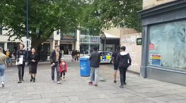 Moving street objects surprise and delight members of the public in Somerset as they suddenly spring to life