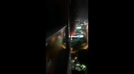 Fire at Blue on the bay Miami