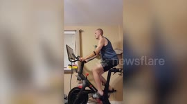 This former US Marine lost almost 200lbs through cycling to be healthier for his son
