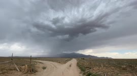 Monsoon Rains with Lightning Develop in the Drought-Stricken Southwest in this Video Shot Near Remote Great Basin National Park, Nevada