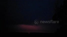 BC Lightning Storm Wide Angle Phone Footage With Sound June 30th 2021 Cecil Lake