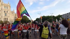 La marcha del gay pride 2021 toma Madrid con la Ley Trans como protagonista