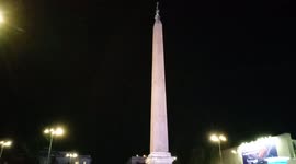 Atmosphere in Rome, Italy during England vs Ukraine match