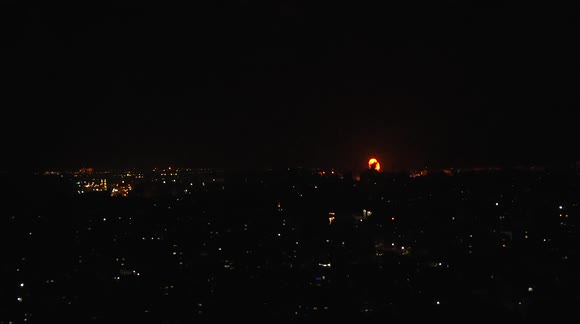 Israeli air strike hits northern Gaza late on Saturday