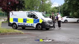 Police arrive at the Manchester save our scene/ nightlife protest