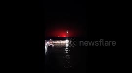 Azerbaijan: Mud Volcano Causes Caspian Sea Explosion