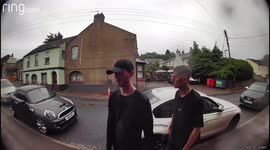 Hilarious moment confused ravers ring random doorbell at 6am to ask for a lift home from an ILLEGAL RAVE