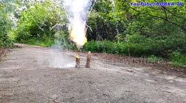 YouTuber sets alight Pepsi bottles filled with matchsticks in fiery experiment