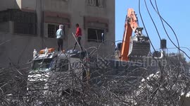 Gazans recycle rubble amid blockade as they rebuild after Israel conflict