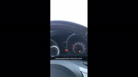 Only you can seeing crazy things in your hometown on the road