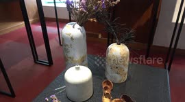 Visitors enjoy annual Bangkok Design Week with recycled items in Thailand