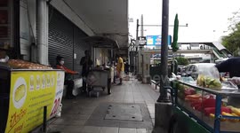 Bangkok, Thailand streets as city under lockdown