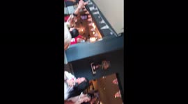 Northern fans getting ready for the euros finals at The Starting Gate, Redcar