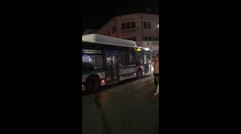 Italians celebrate Italy's win in Mestre, Venice
