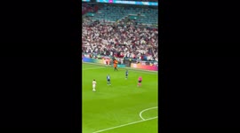 Fan invades football pitch during Italy Vs England euro final