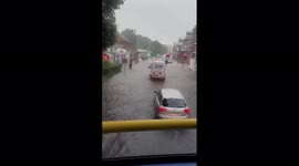 UK: Storms Cause Flash Flooding In London And Southern England 2
