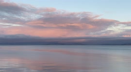 Cotton Candy Colours In Sky and Sea During Wintertime in Norway