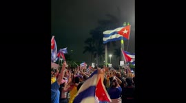US: SOS Cuba Solidarity Protest Outside Southern Command In Florida 2