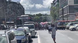 Myanmar anti-coup protesters march in Yangon despite Covid-19 surge