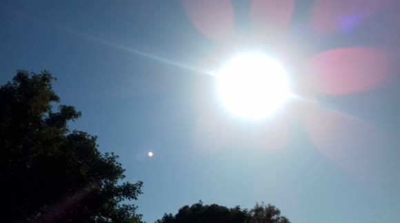 Hot Sunny Saturday Afternoon over Buckinghamshire with blue sky's and Red Kite birds flying over