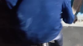 Snake rescuer rescue seven feet Snake which swolled Child legis in Eastern India.