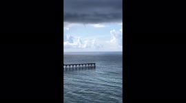 Family sees huge waterspout form off coast of northwestern Florida