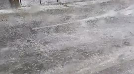 Large hail and intense rainfall batters through Essex