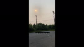 US: Smoke From West Coast Wildfires Causes Hazy Sky In Pennsylvania