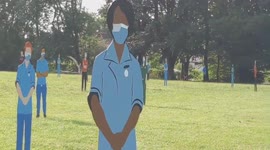 NHS Workers Honored With Art Installation In Oxford, UK