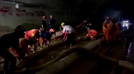 Water leaks into tunnel, flooding it and killing 14 in southern China