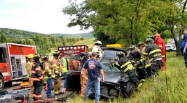 Accident mass casualty incident with entrapment, Butler township, Pennsylvania